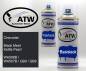 Preview: Chevrolet, Black Meet Kettle Pearl, WA506B / WA507B / GB0 / GB9: 400ml Sprühdose + 400ml Klarlack - Set, von ATW Autoteile West.